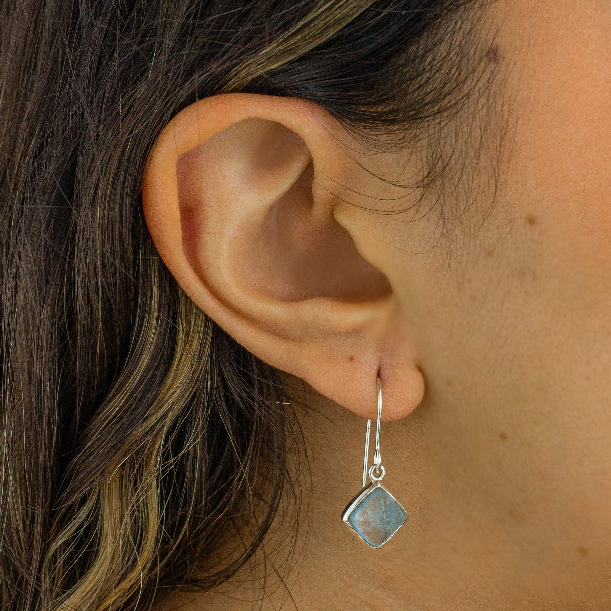 Aquamarine Drop Earrings