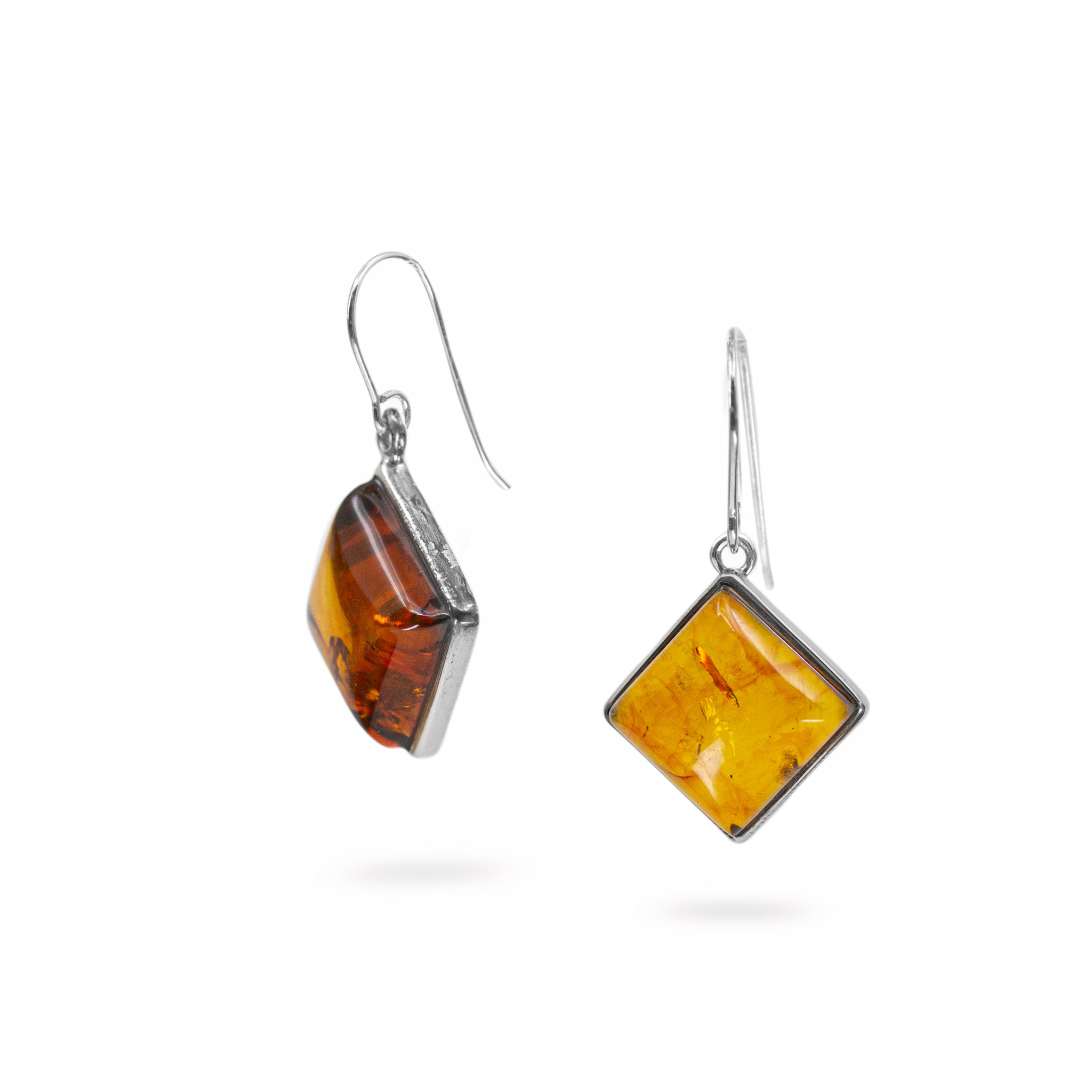 amber earrings