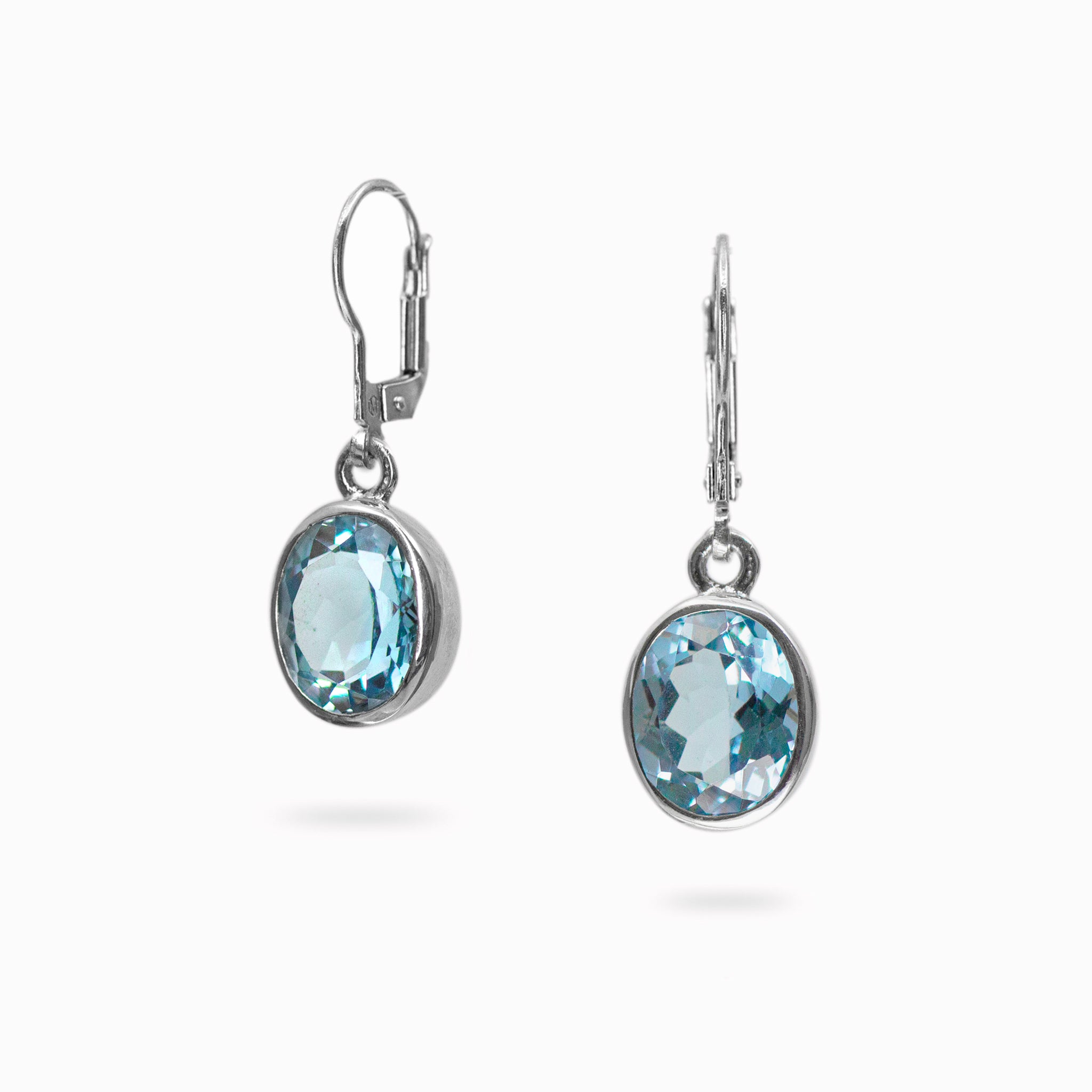 blue topaz earrings