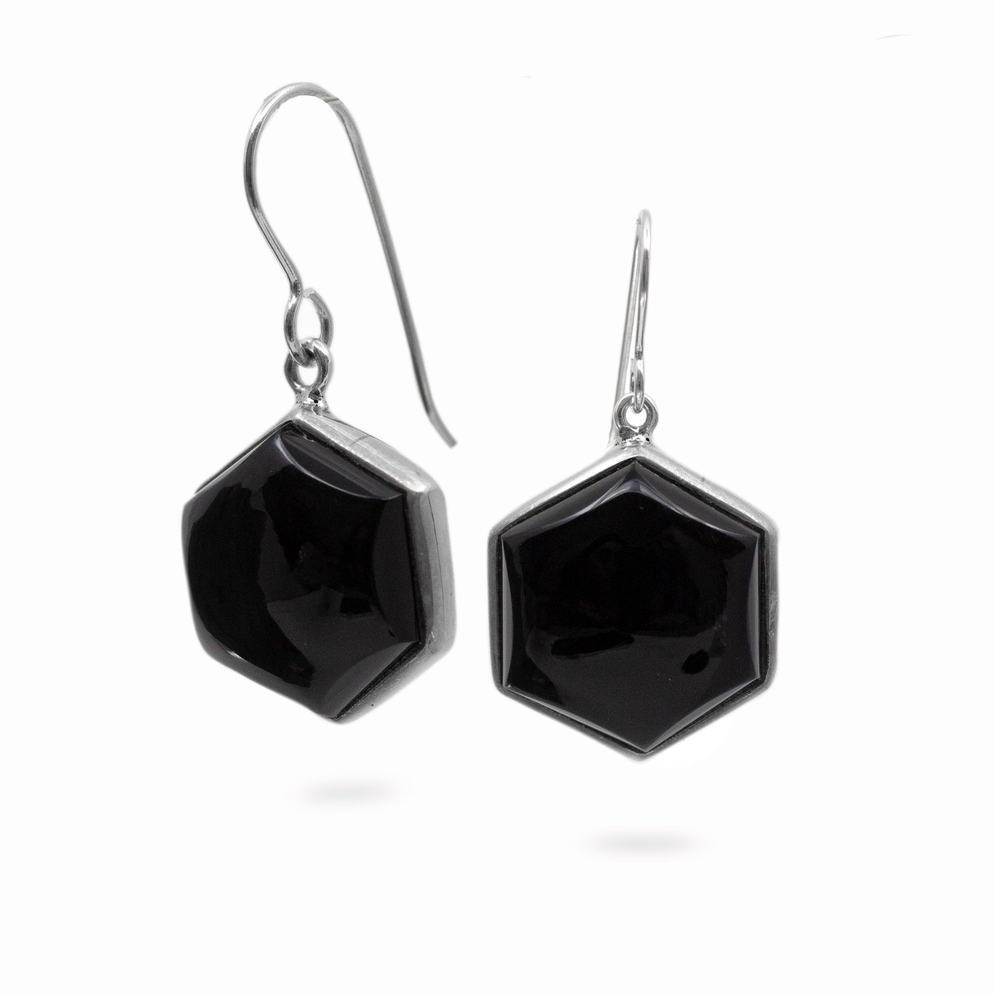 black onyx earrings