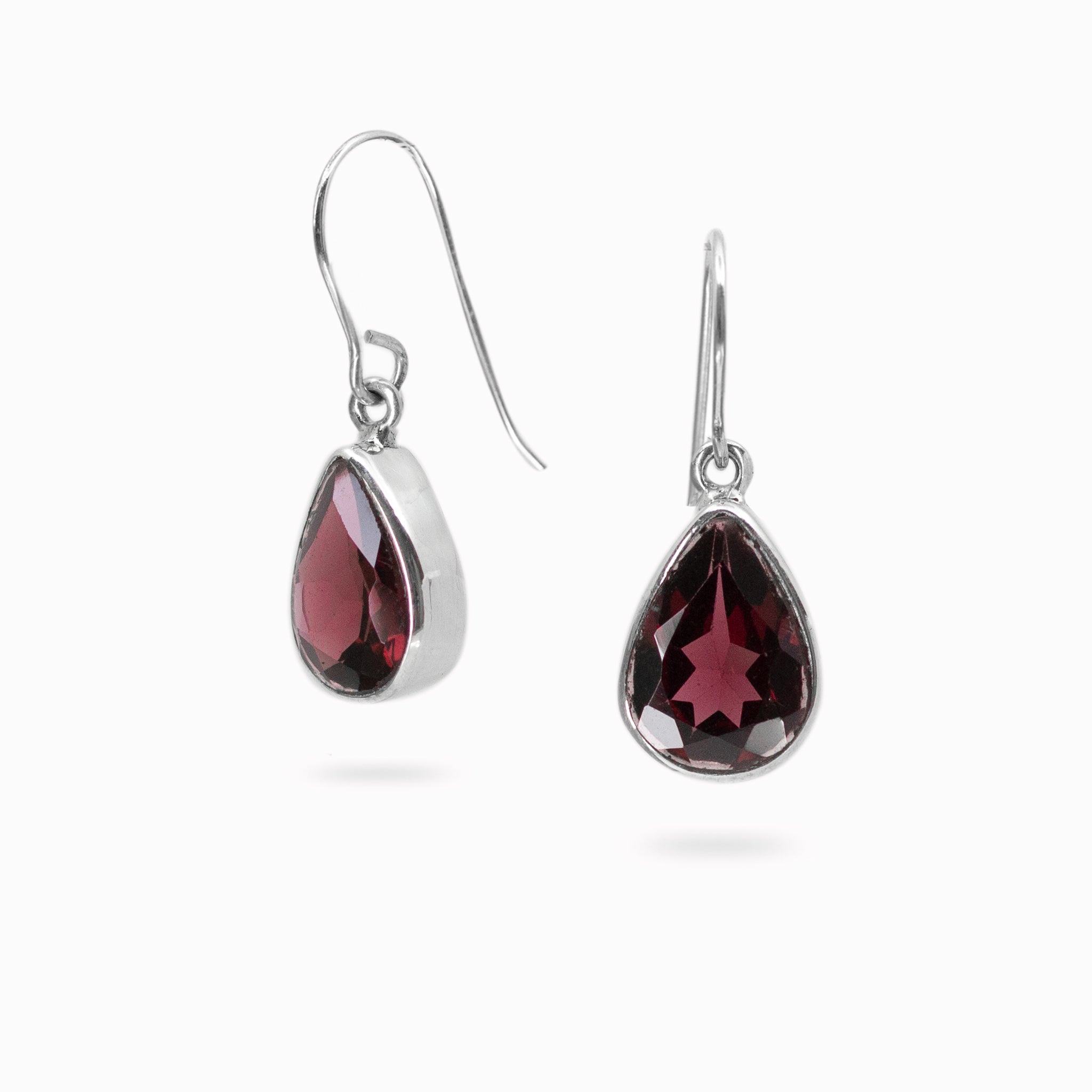 garnet earrings