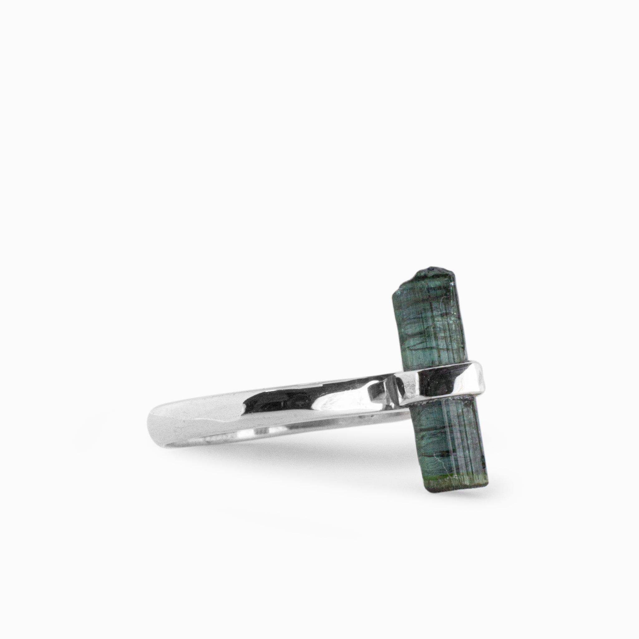 green tourmaline ring