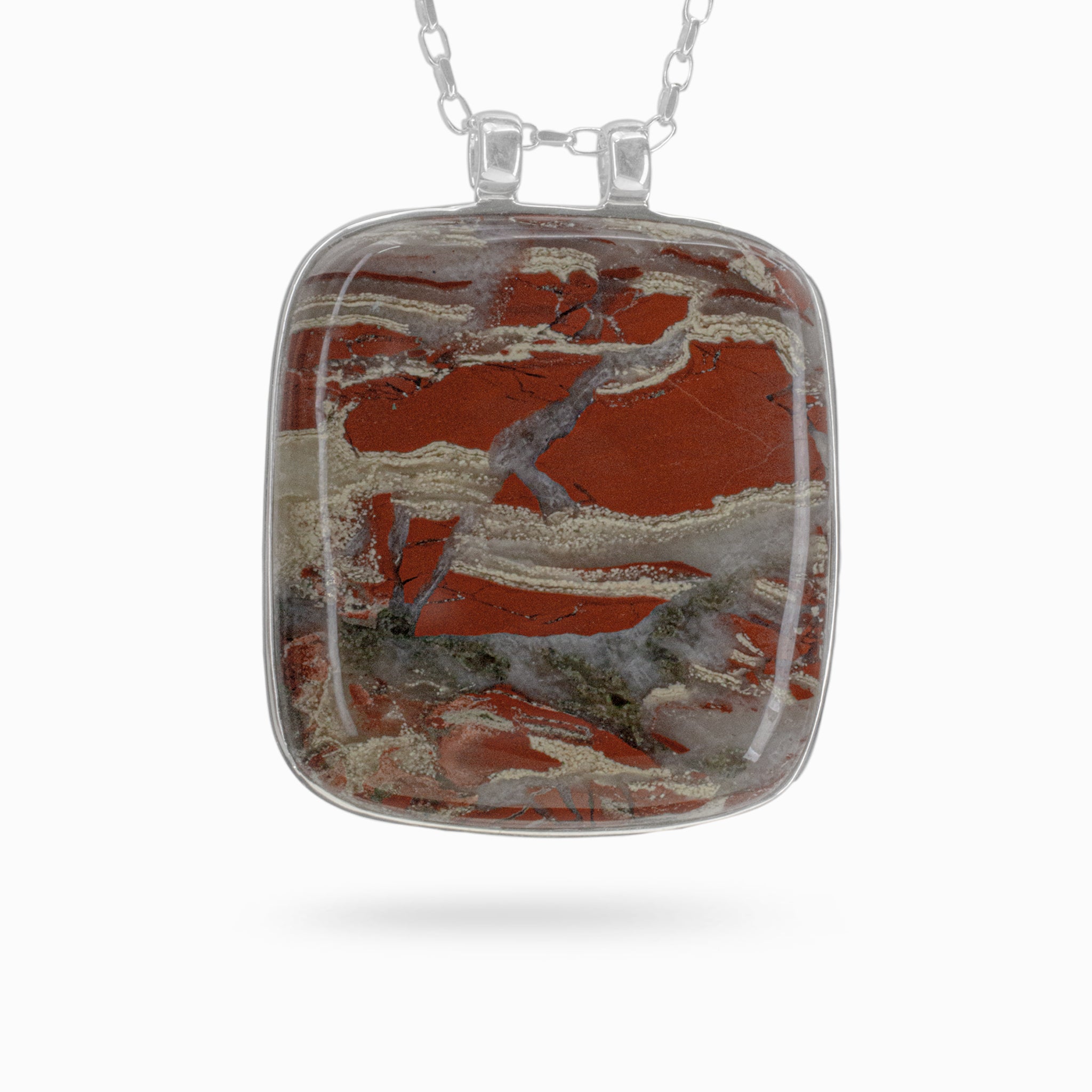 volcano jasper pendant