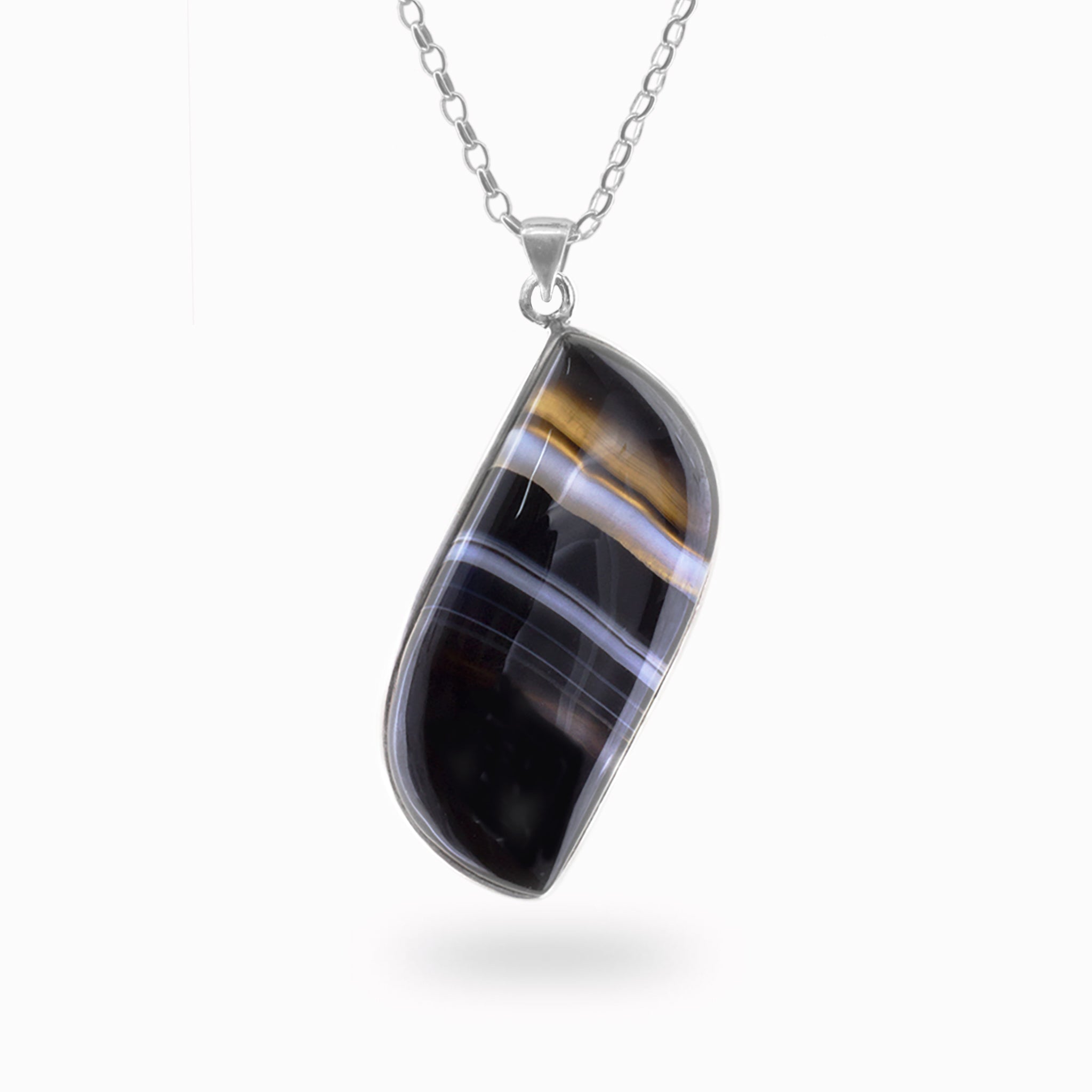 banded agate necklace