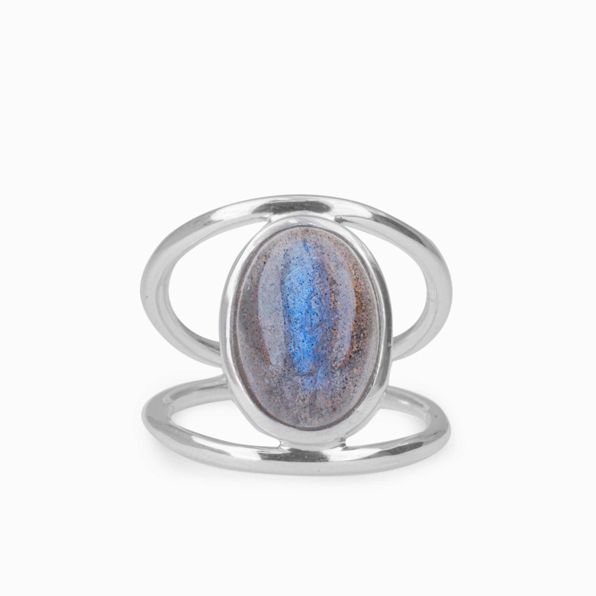 labradorite ring