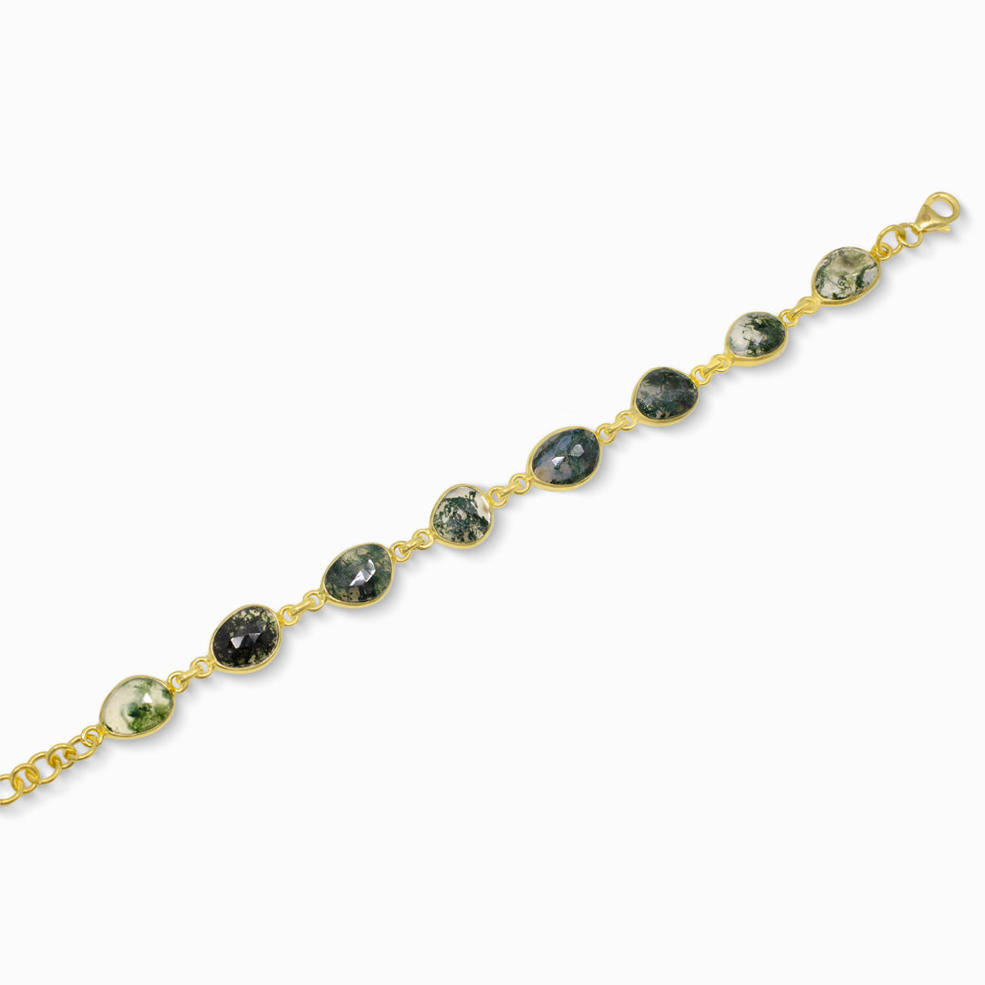 Moss Agate Bracelet