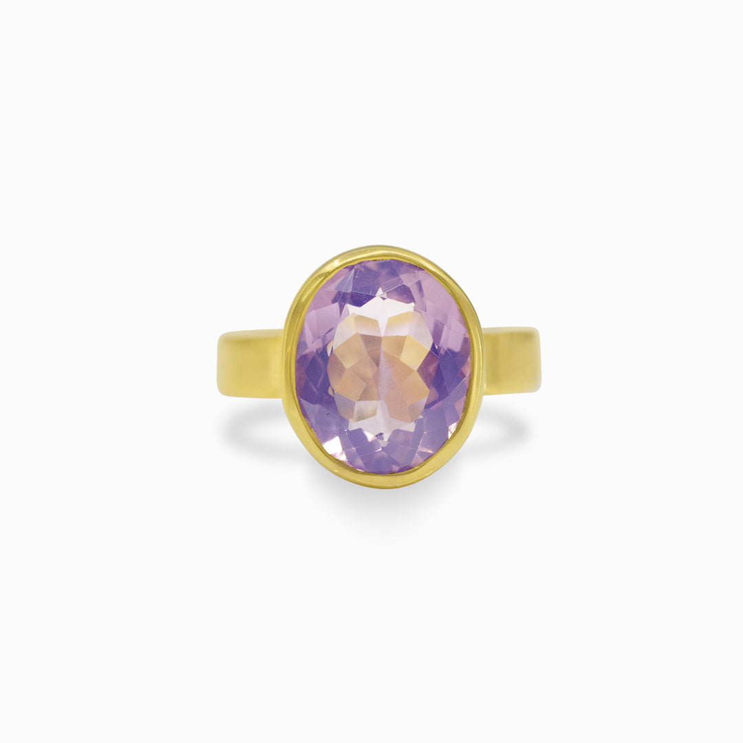 Lavender Quartz Ring