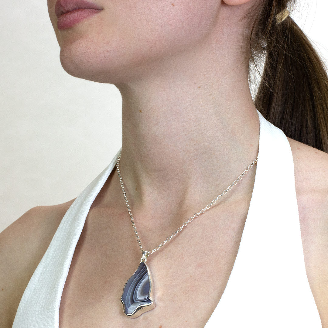 B26 Botswana Agate Necklace