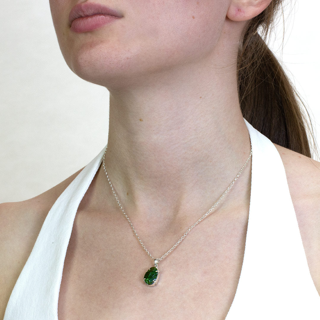 Chrome Diopside Necklace