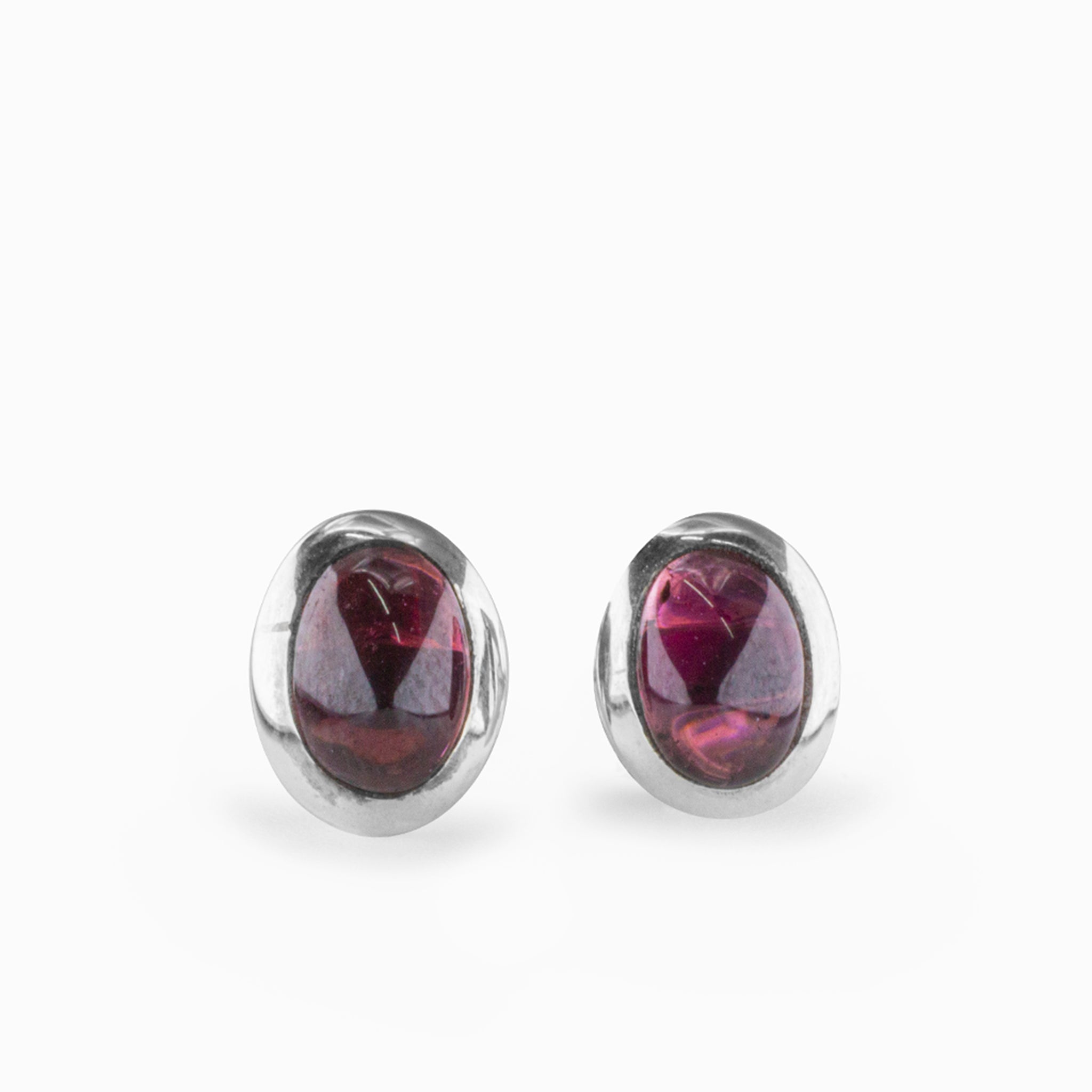Garnet Stud Earrings