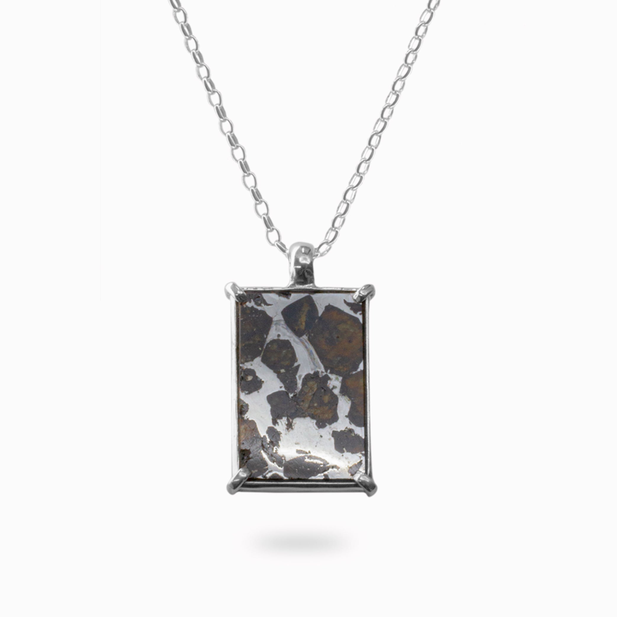Pallasite Meteorite Necklace Made In Earth AU