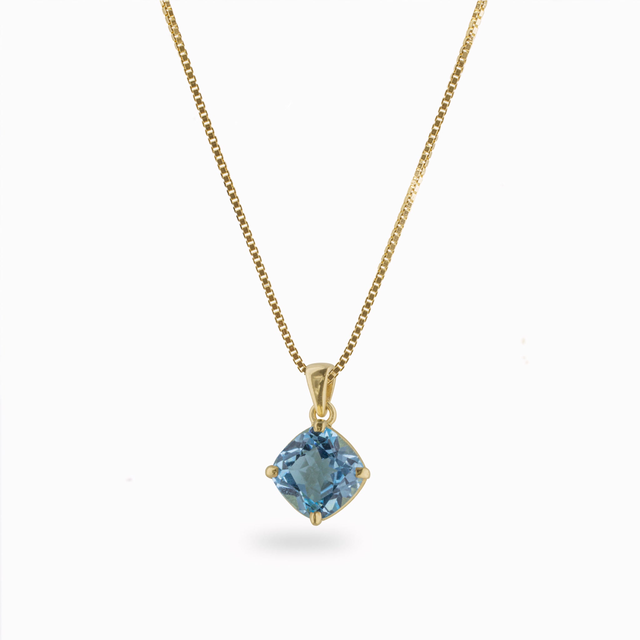 blue topaz necklace