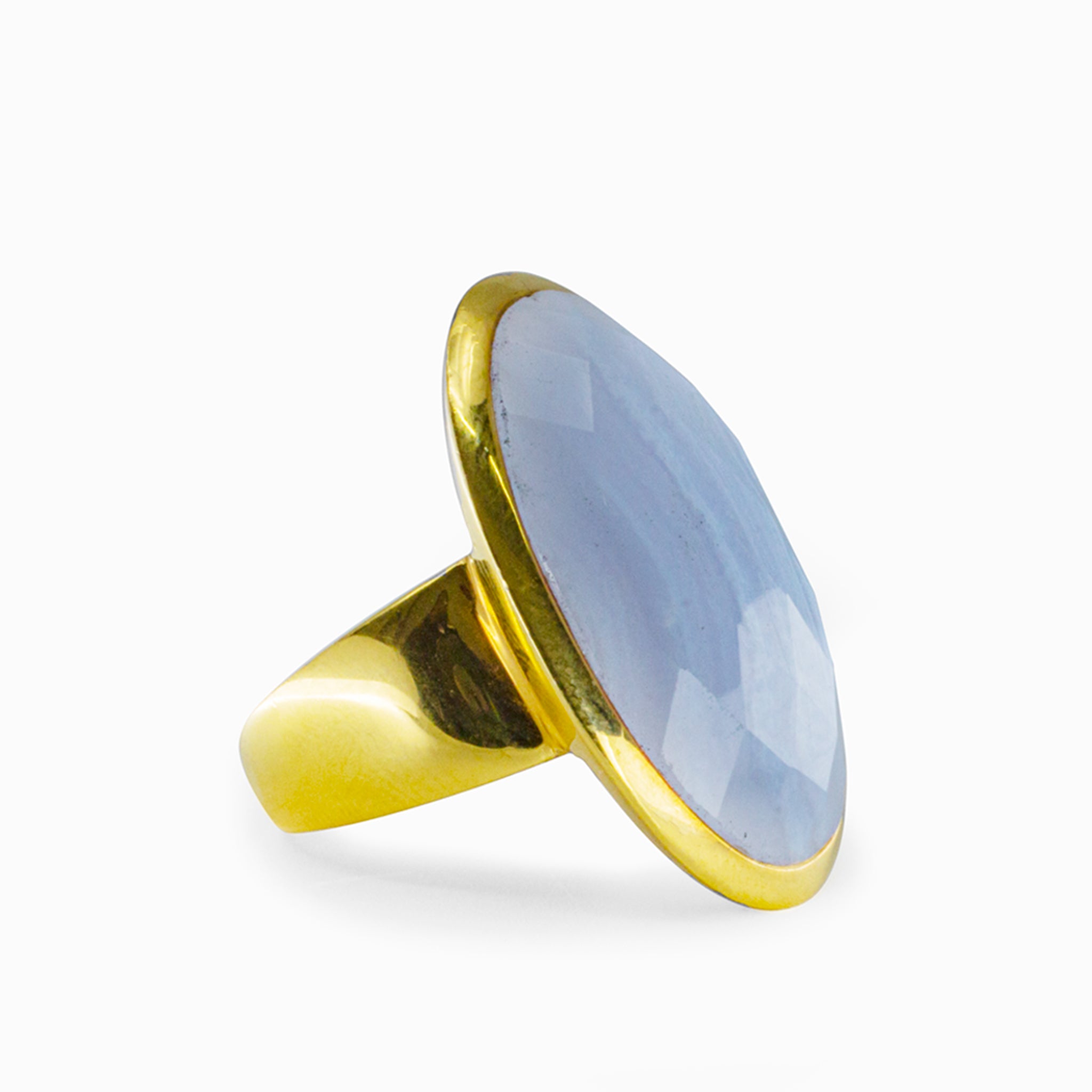 Blue Lace Agate Ring