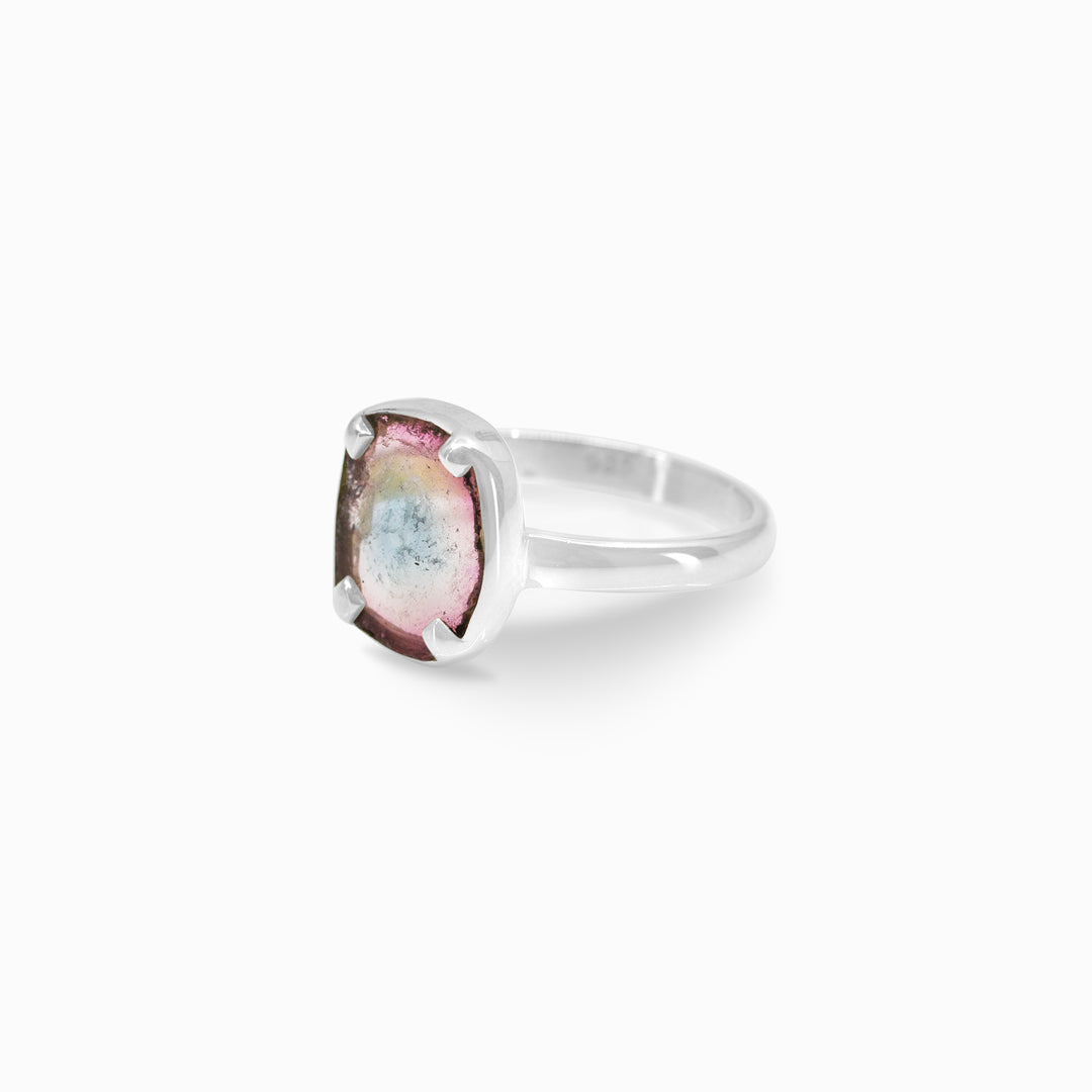 Watermelon Tourmaline Ring