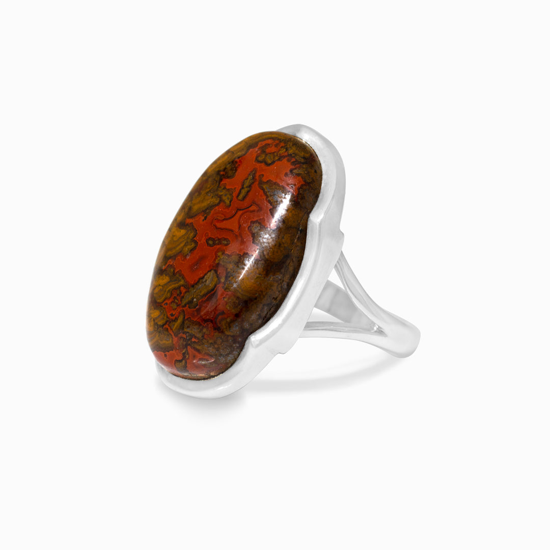 Moroccan Seam Agate Ring