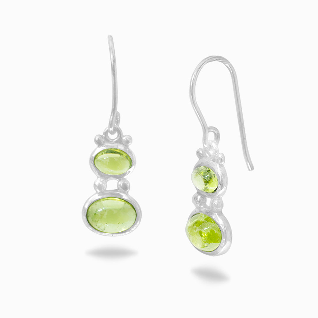 Peridot Drop Earrings