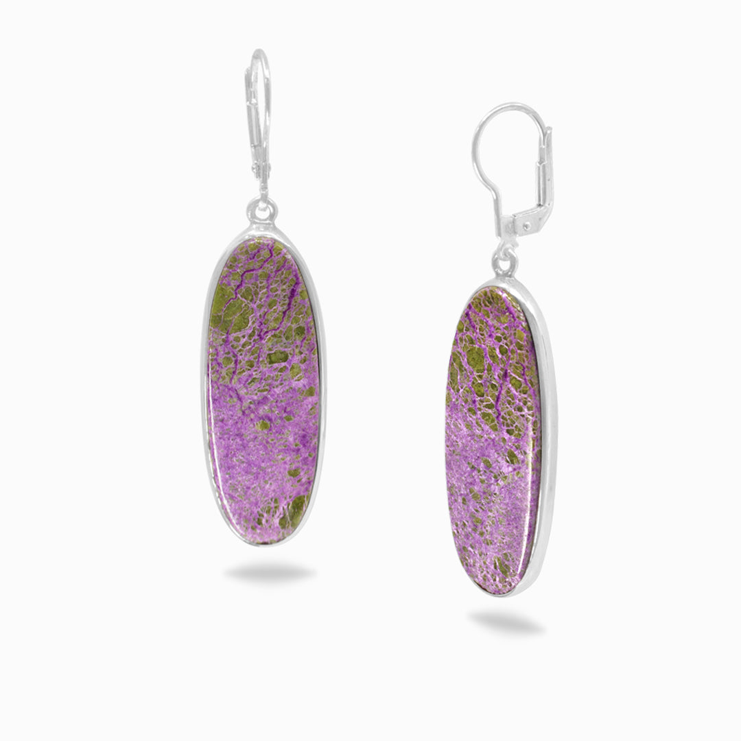 Purpurite Drop Earrings