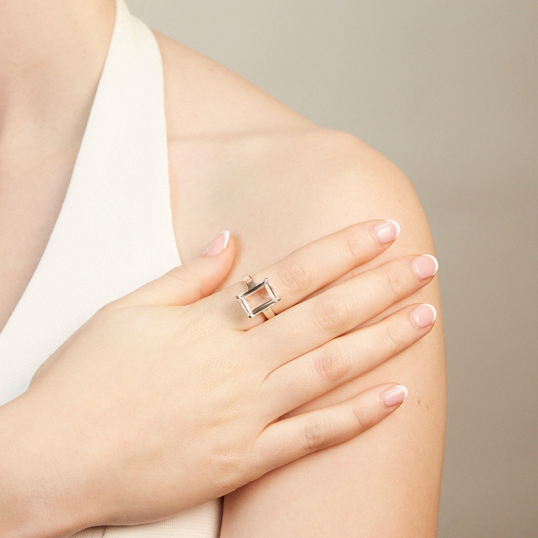 Clear Quartz Ring