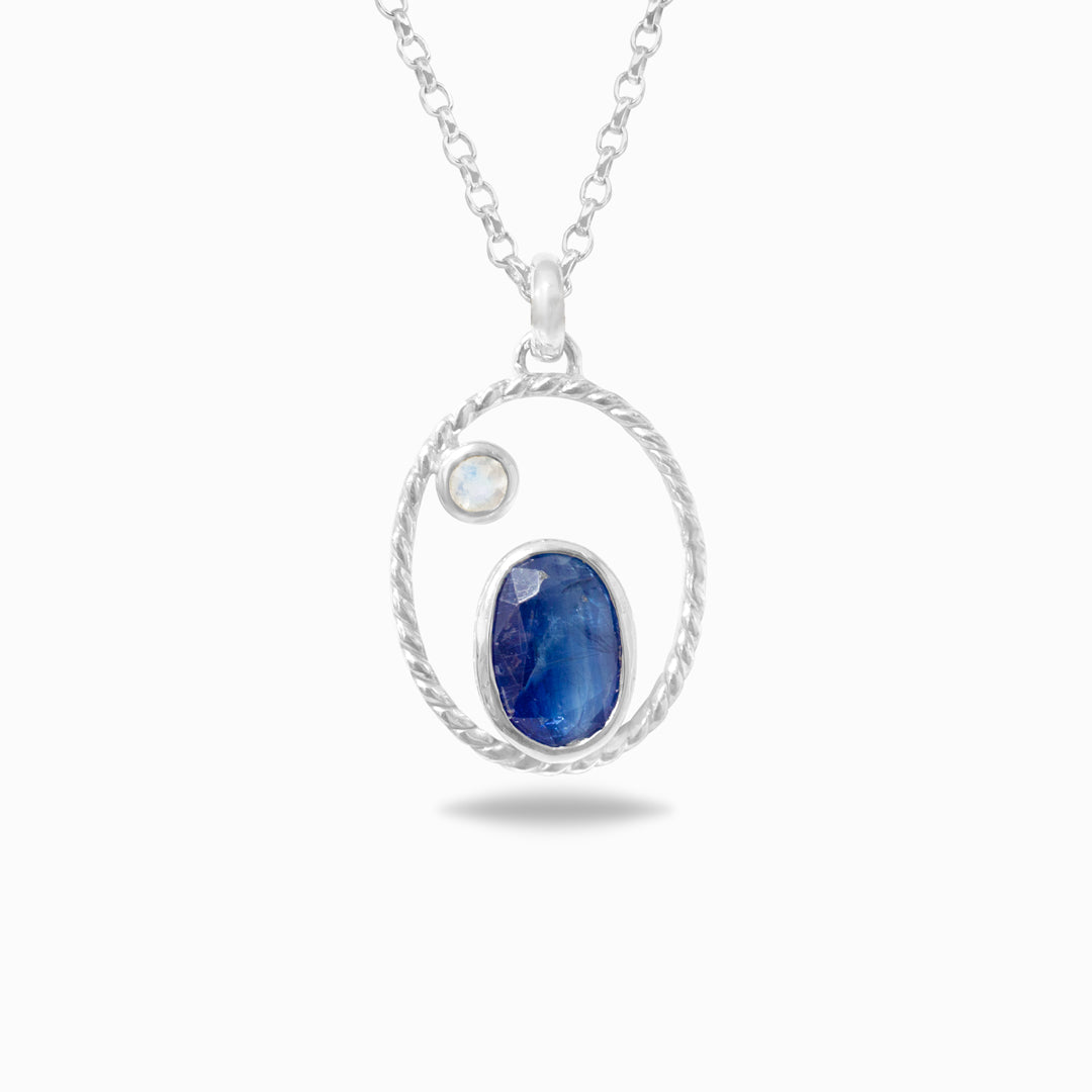 Kyanite & Moonstone Necklace