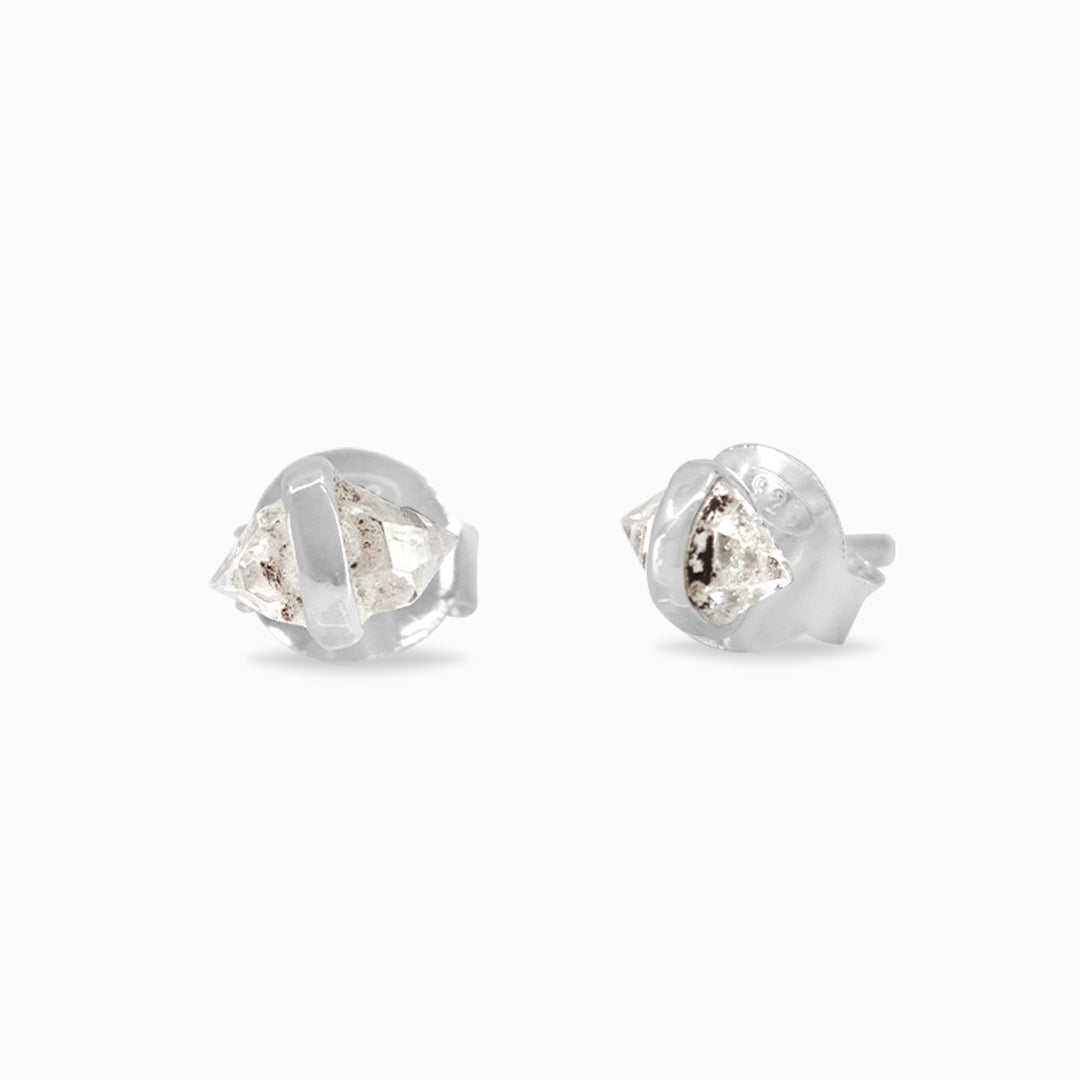 Herkimer Diamond Stud Earrings