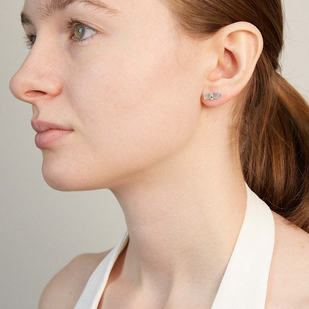 Aquamarine Stud Earrings