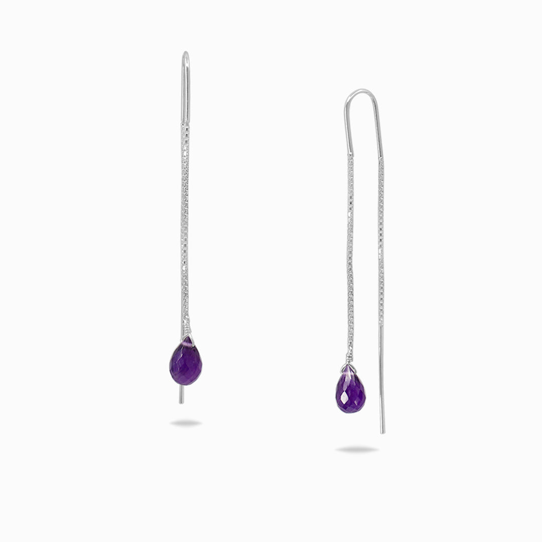 Iolite Drop Earrings