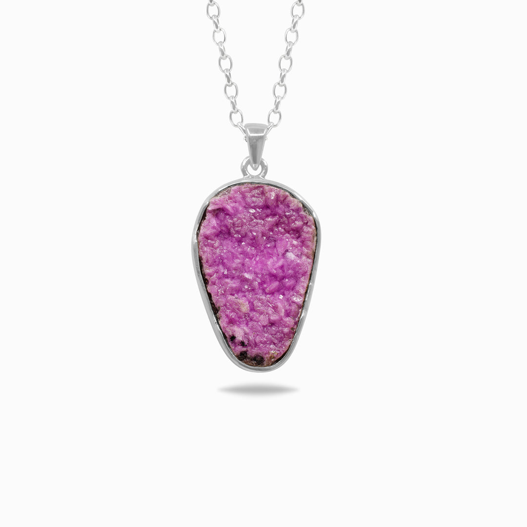 Cobaltian Calcite Necklace
