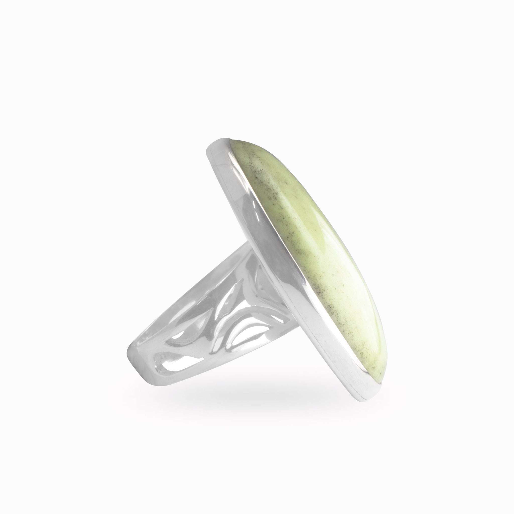 Lemon Chrysoprase Ring