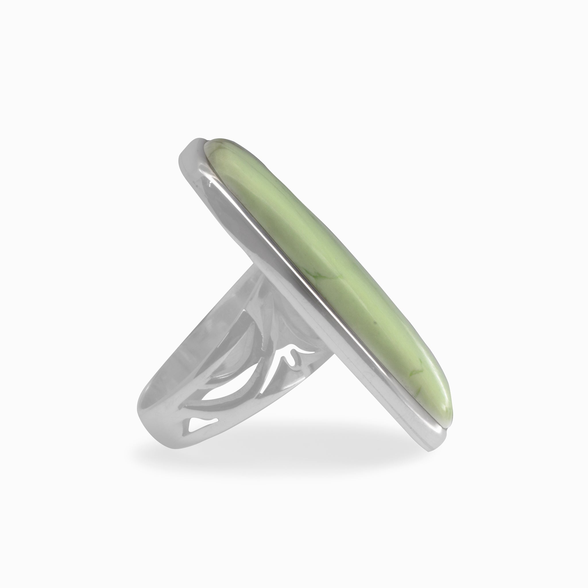 Lemon Chrysoprase Ring