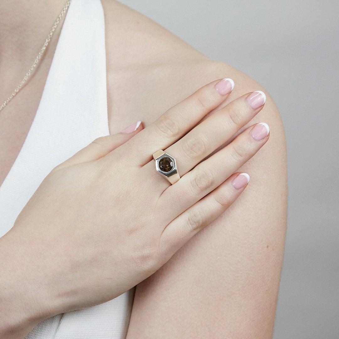Smokey Quartz Ring