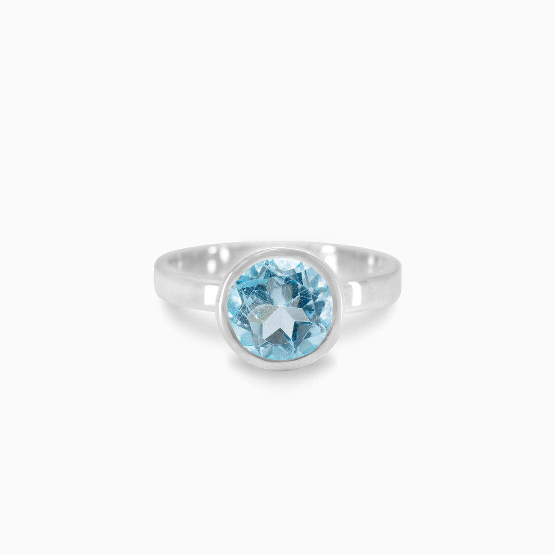 Blue Topaz Ring
