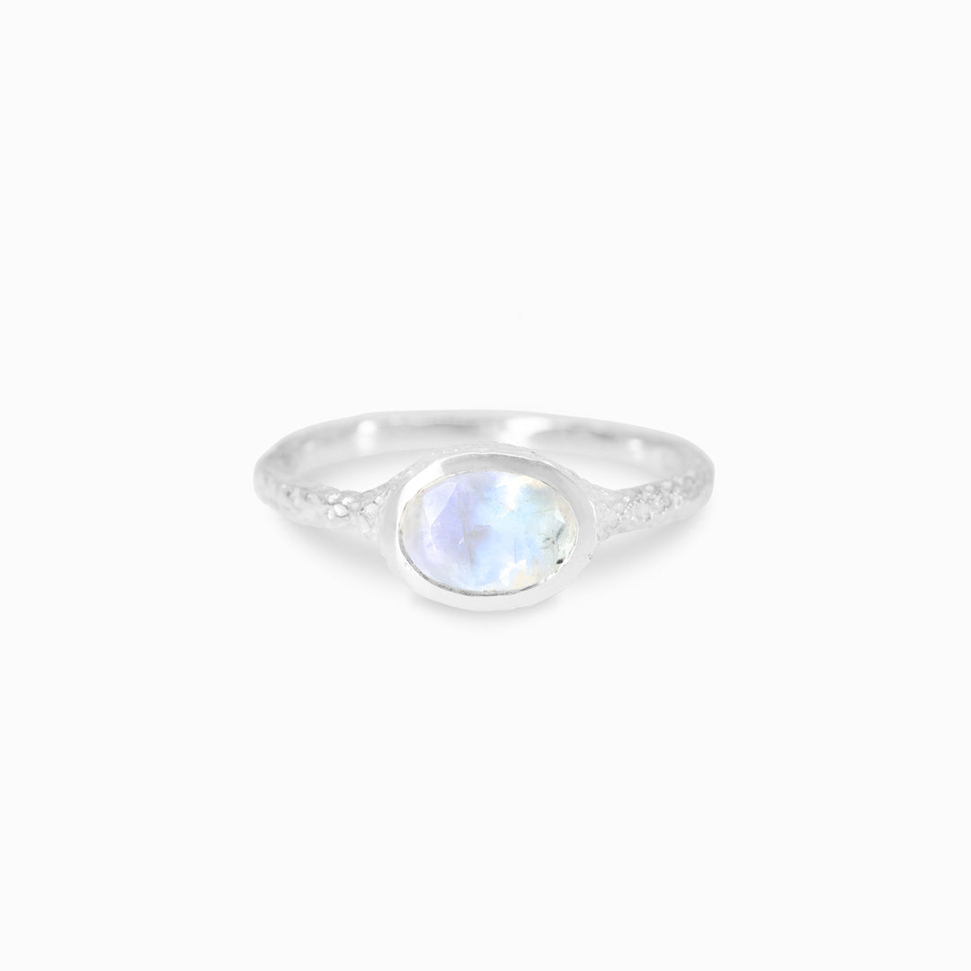 Rainbow Moonstone Ring