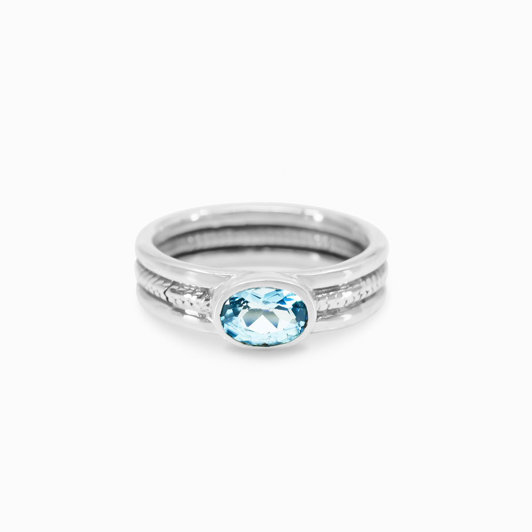 Blue Topaz Ring