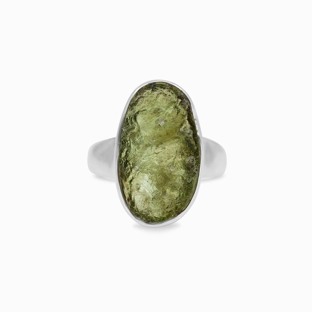 Moldavite Ring