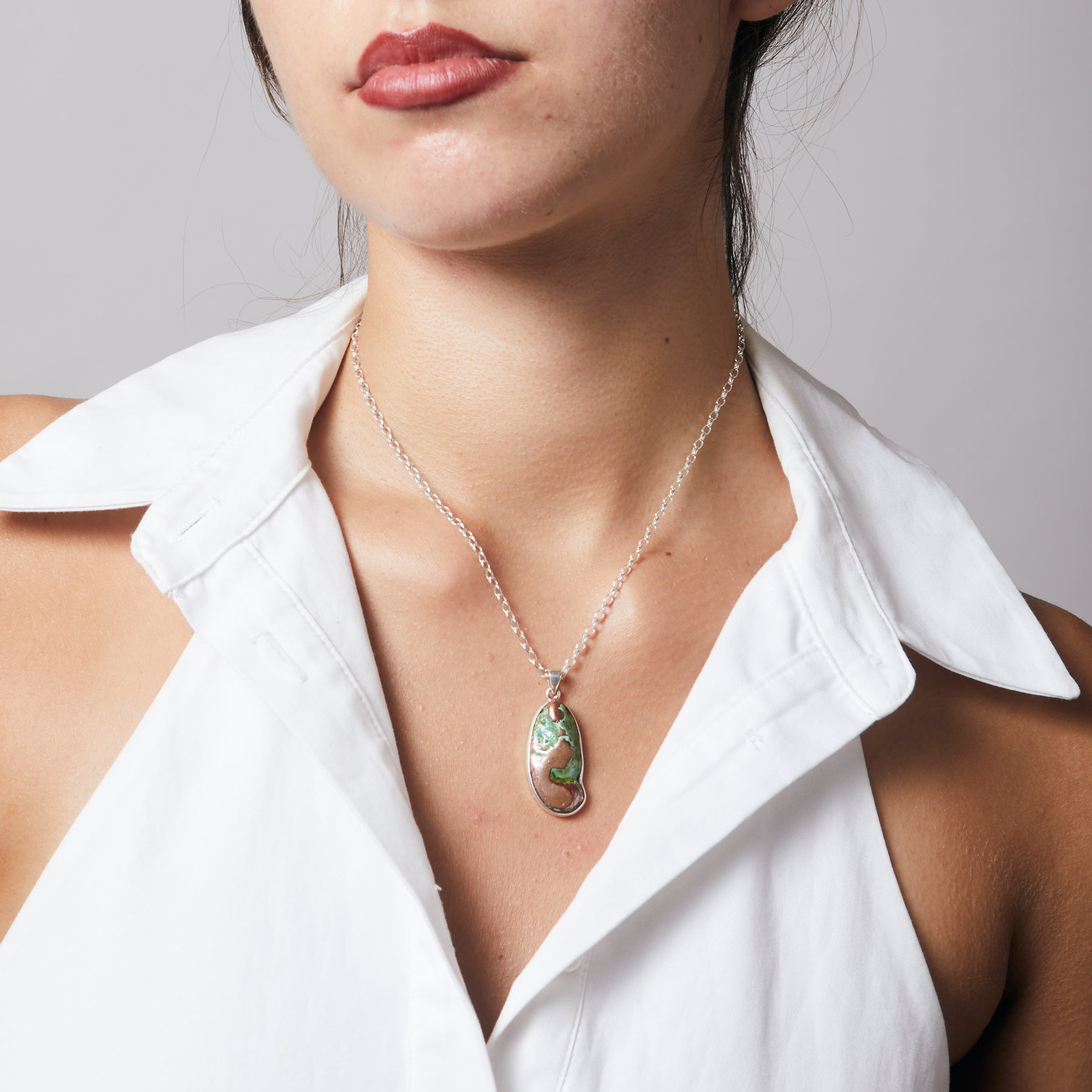 Native Copper raw freeform Necklace