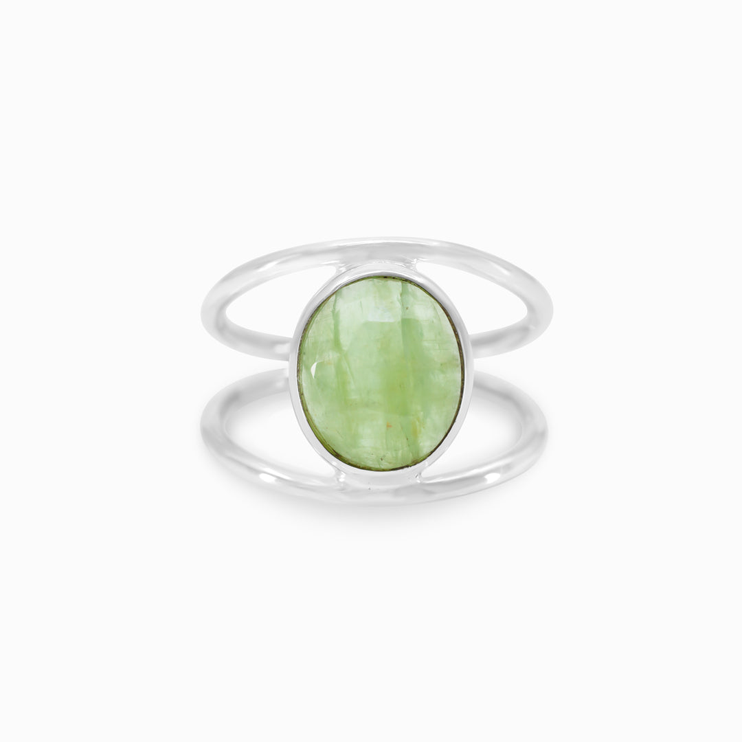 Green Kyanite Ring