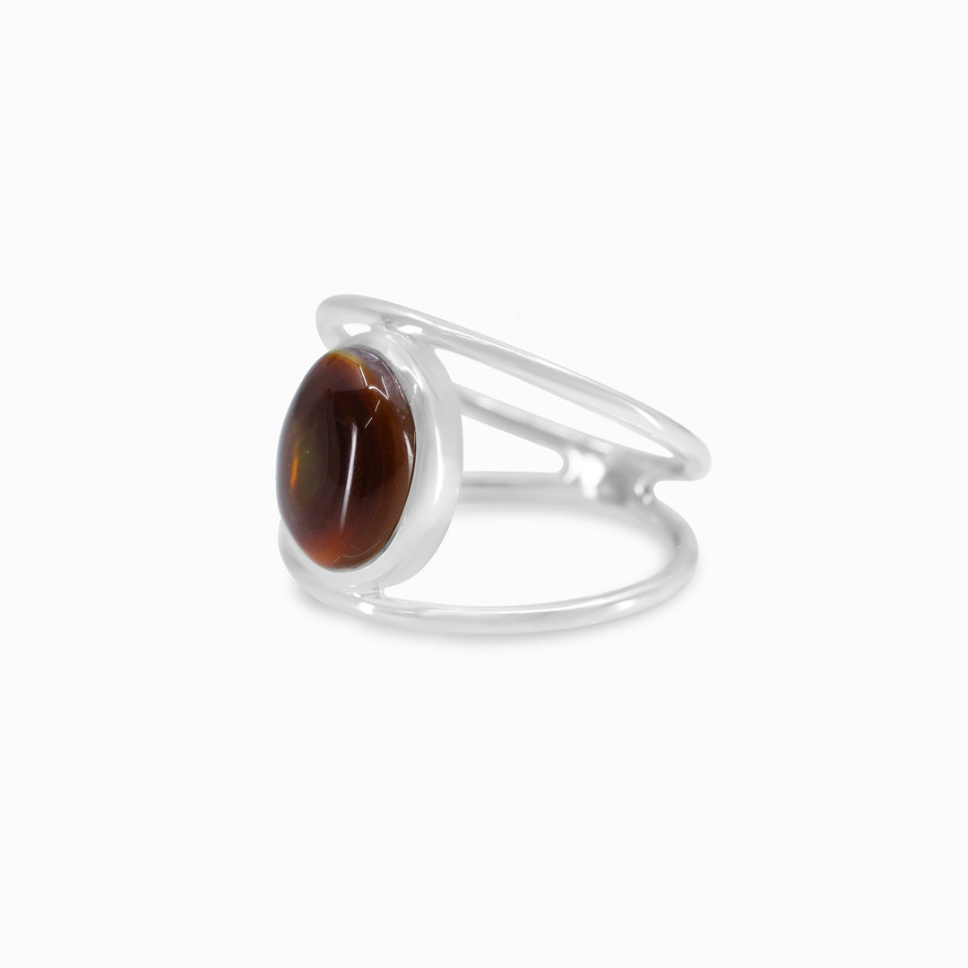 Mexican Fire Agate Ring