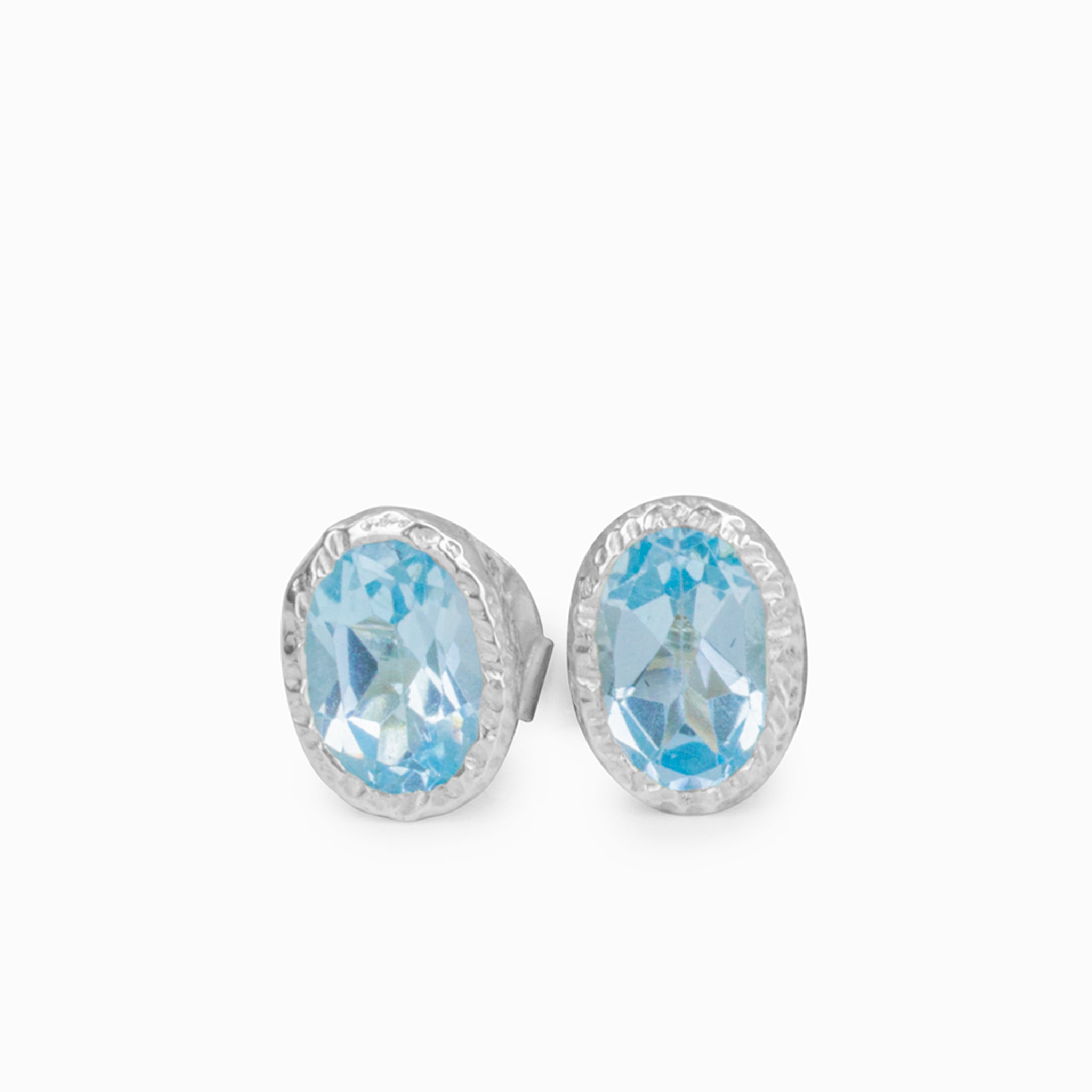 blue topaz earrings