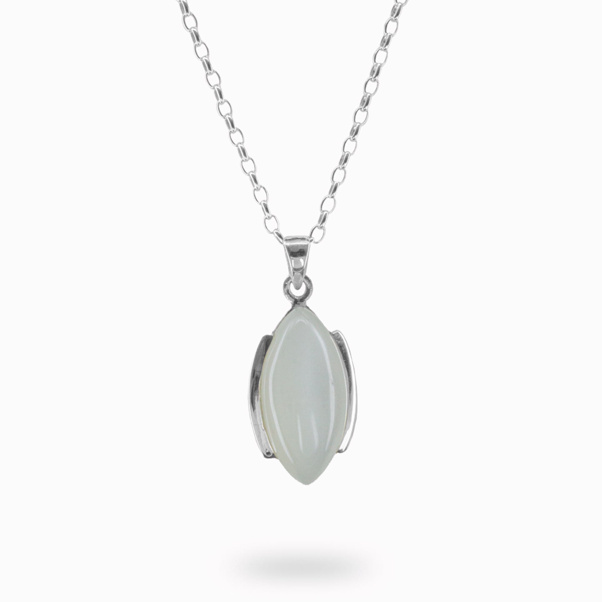 white moonstone necklace