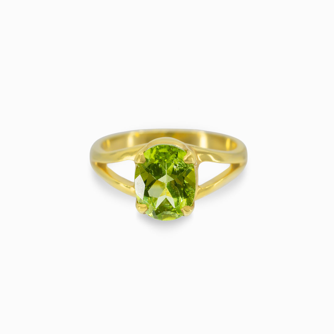 Green Tourmaline Ring