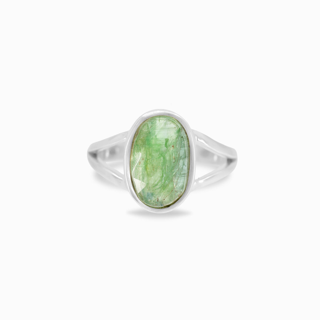 Green Kyanite Ring