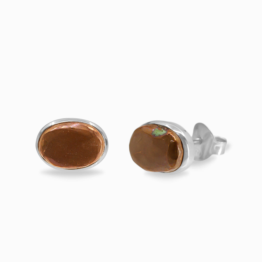 Copper Stud Earrings