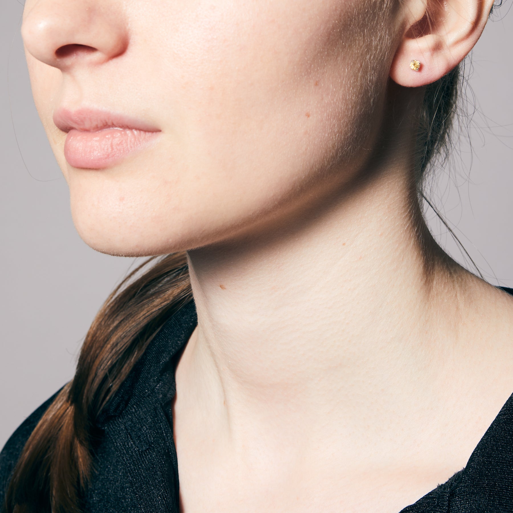 Citrine Stud Earrings