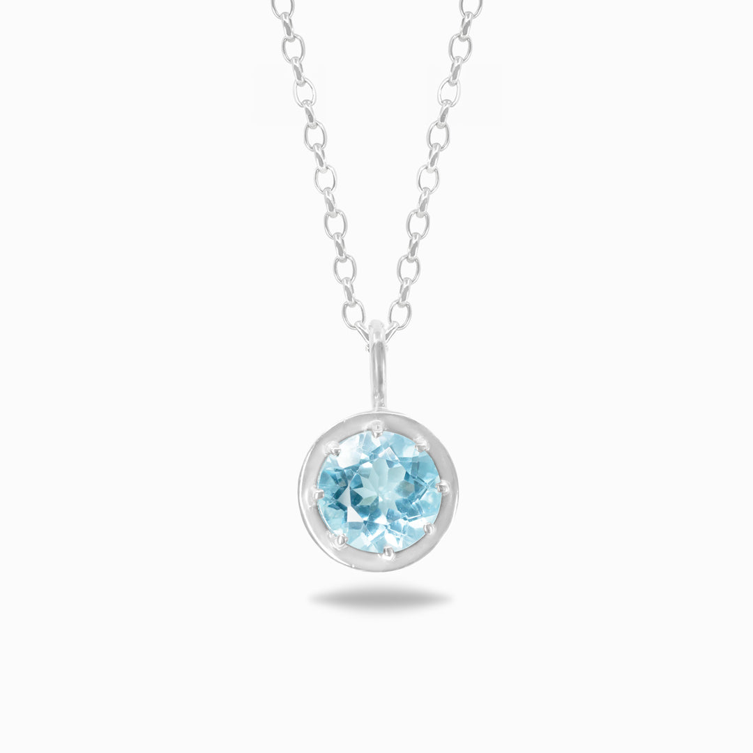 Blue Topaz Necklace