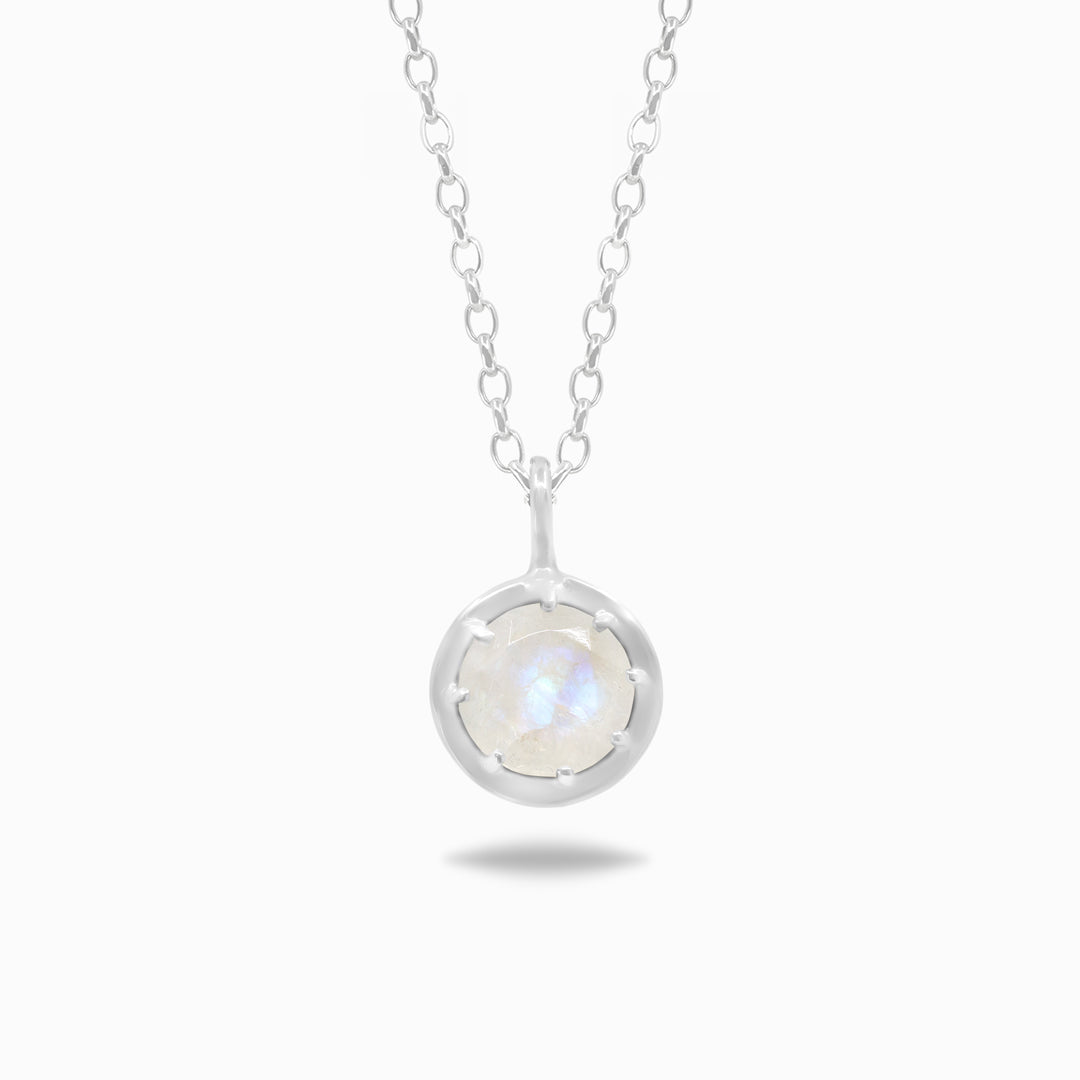 Rainbow Moonstone Necklace