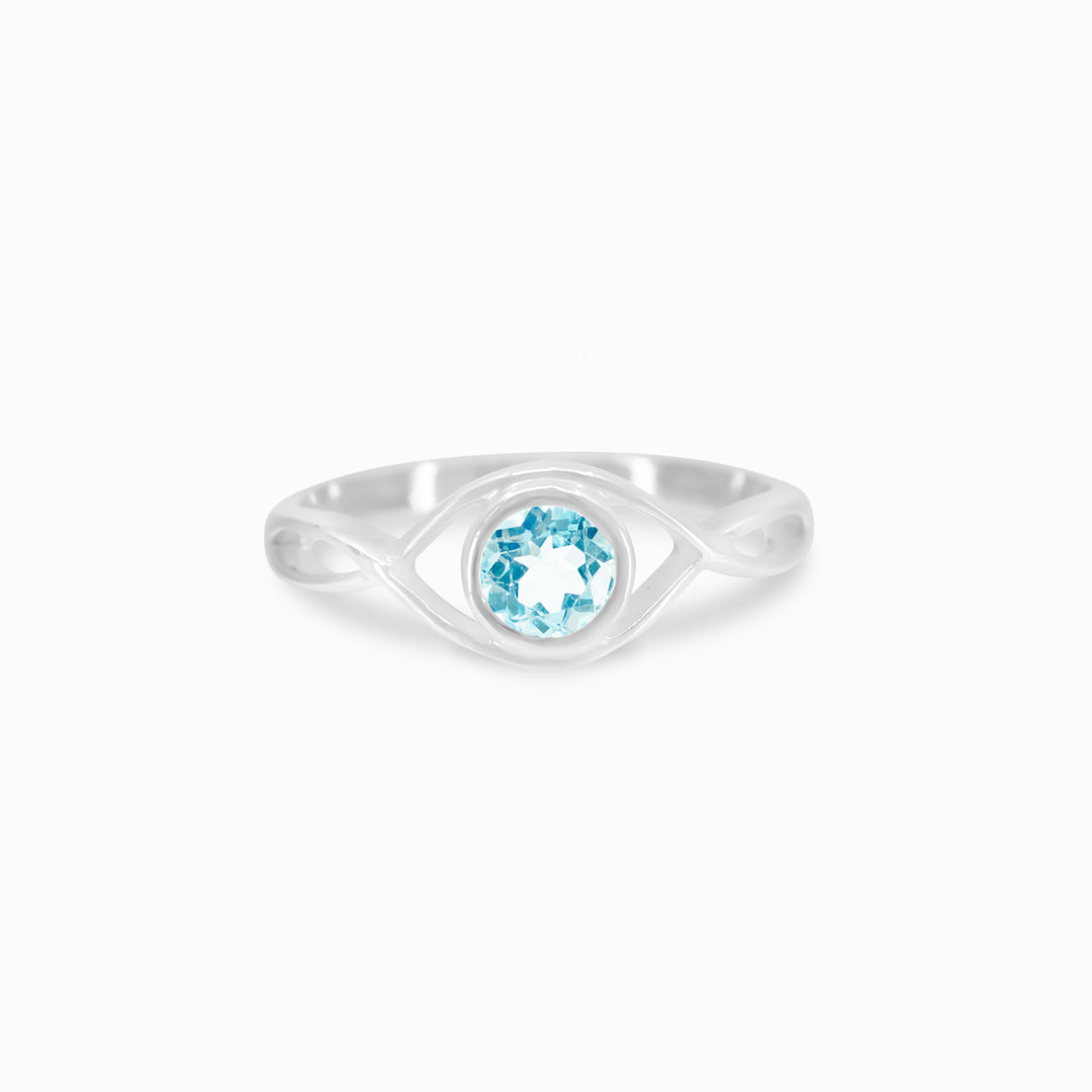 Blue Topaz Ring