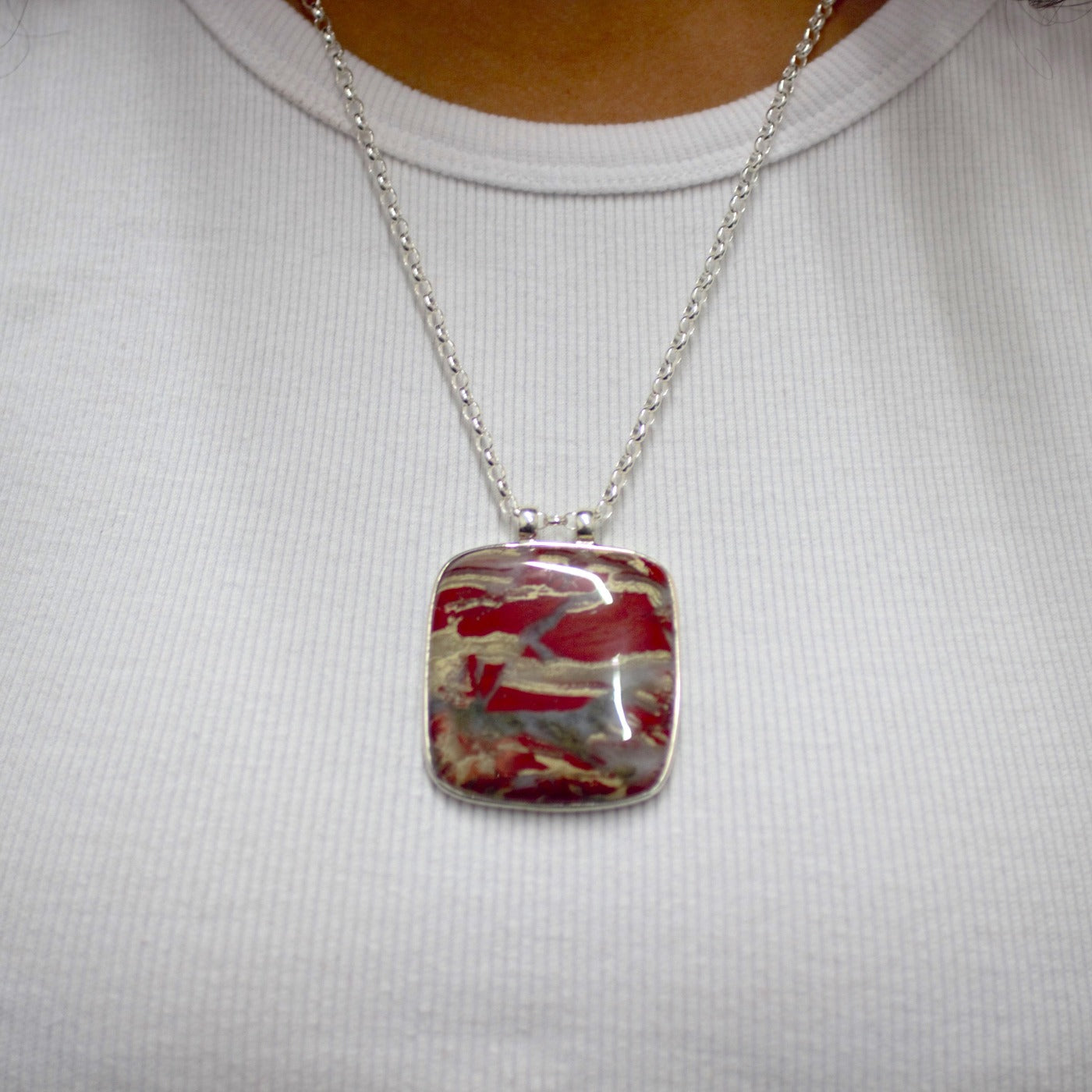 volcano jasper PENDANT