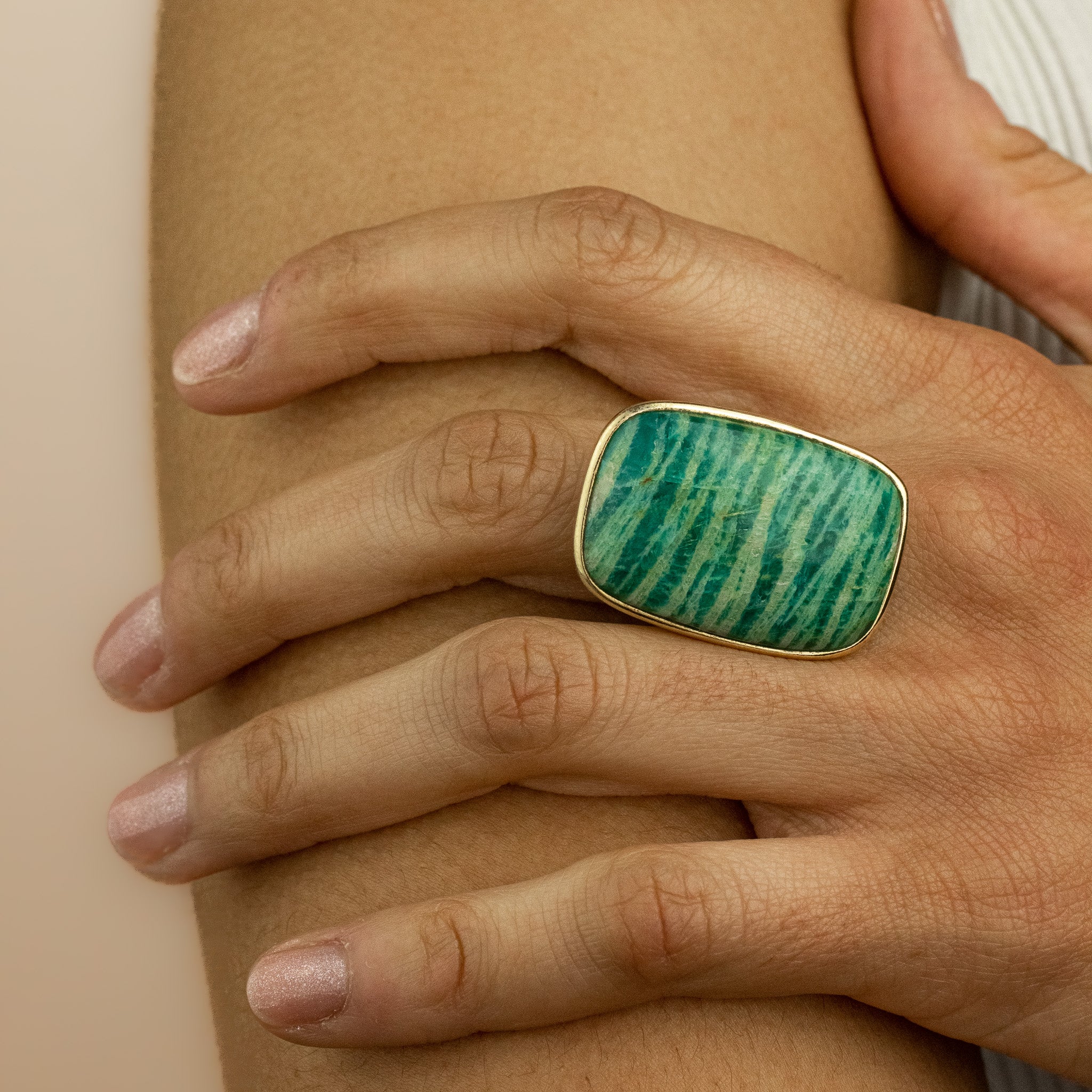 Amazonite Ring