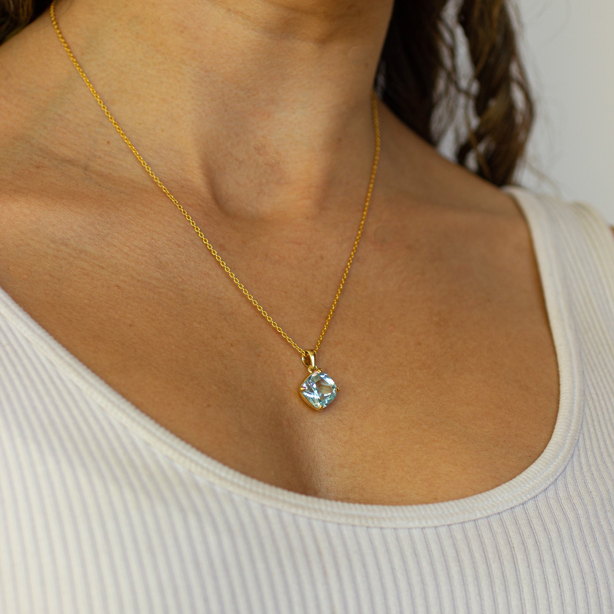 Blue Topaz Necklace