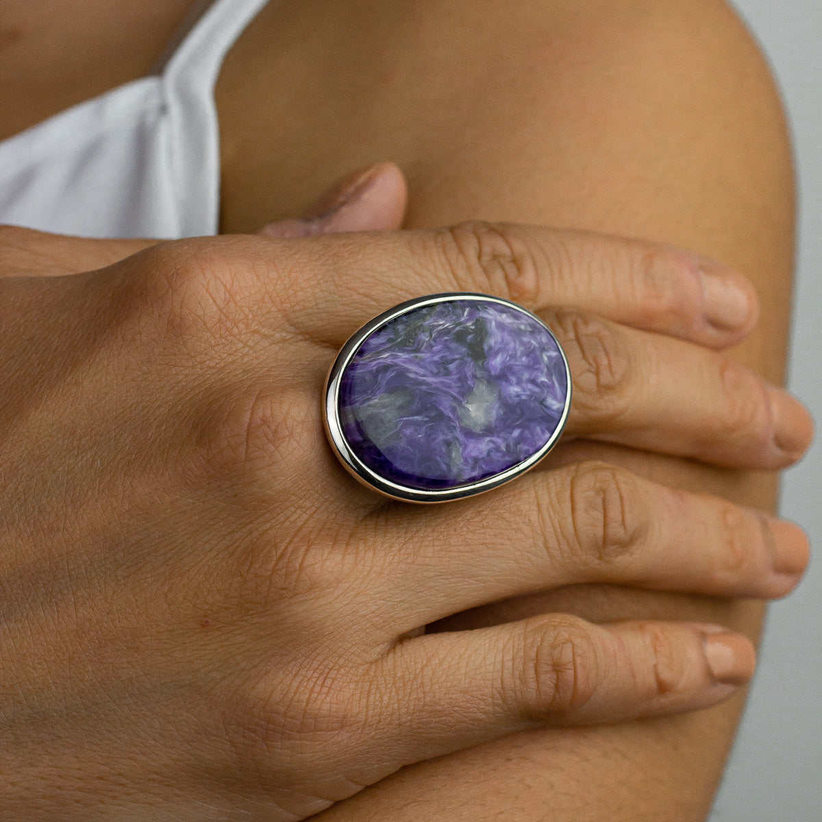 Charoite Ring